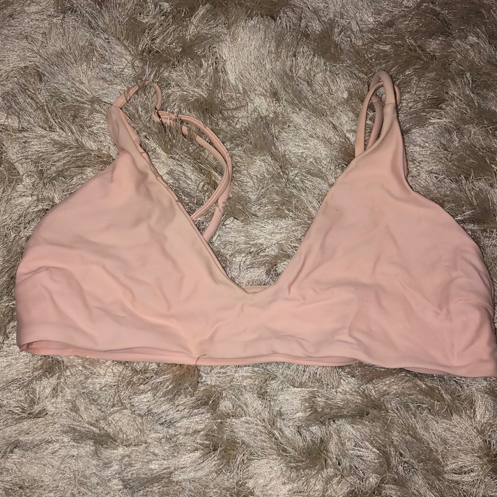Pastel Pink Bikini Top